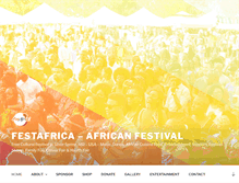 Tablet Screenshot of festafricausa.com